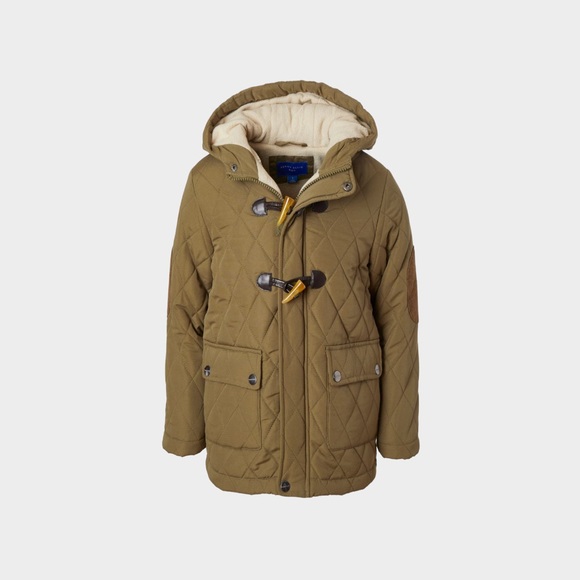 Perry Ellis Suede Color Fleece Line Quilted Jacket - Picture 7 of 7